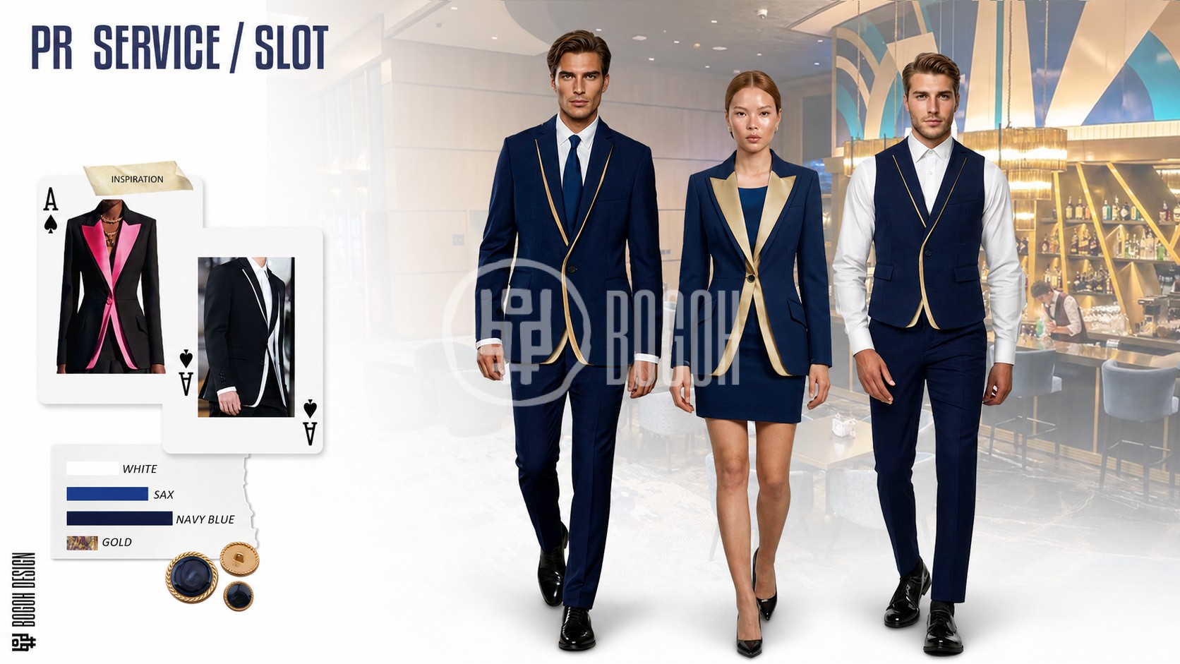ARKIN ISKELE HOTEL CASINO MALE UNIFORM, PR SERVICES UNIFORM, CORPORATE UNIFORM, BESPOKE UNIFORM, HOTEL DRESS